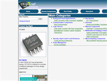 Tablet Screenshot of chipxref.com
